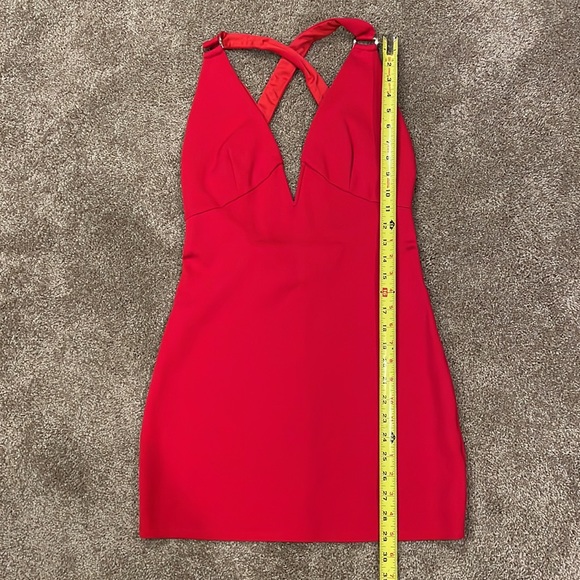 NBD Red Backless Dress - Picture 6 of 8